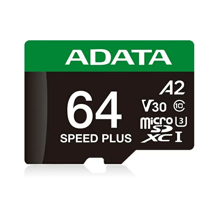 ADATA microSD U3, V30, 160/140MBs, 64GB