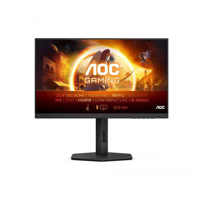 AOC 24G4X, 24", DP, 2xHDMI, HAS, 180Hz