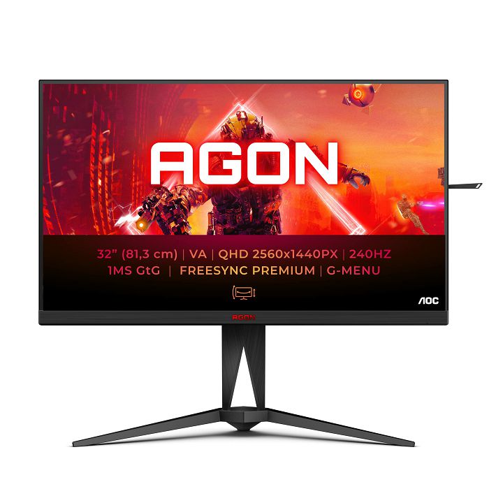 AOC AGON 31,5", AG325QZN, QHD,