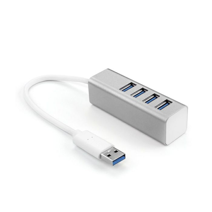 Asonic 4port USB 3.0,Tip A,aluminijsko kuć. sivo