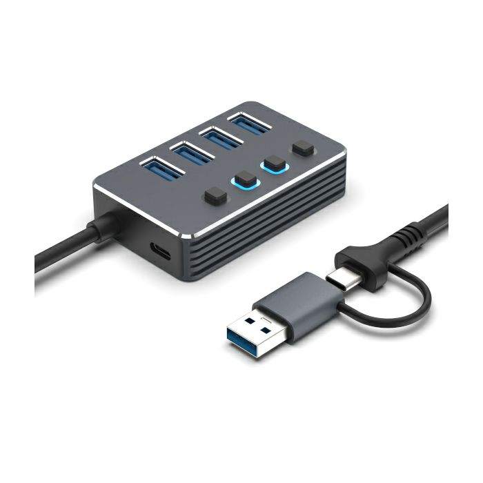 Asonic 2u1 USB 3.0 4Port Hub