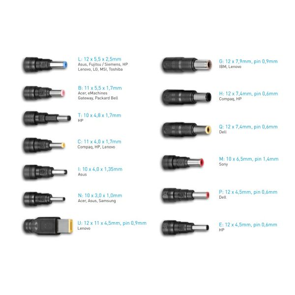 Avacom punjač QuickTIP 65W sa 13 konektora