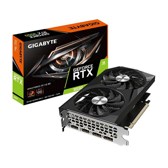 Gigabyte GF RTX3050 WF2 OC V2, 8GB GDDR6