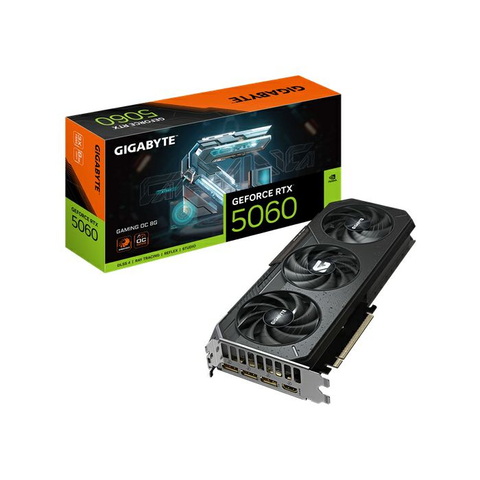 Gigabyte GF RTX5060 GAMING OC, 8GB GDDR7