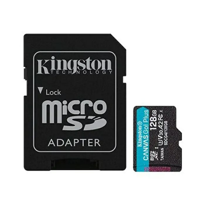 Kingston microSD, Canvas Go! Plus, R200, 128GB