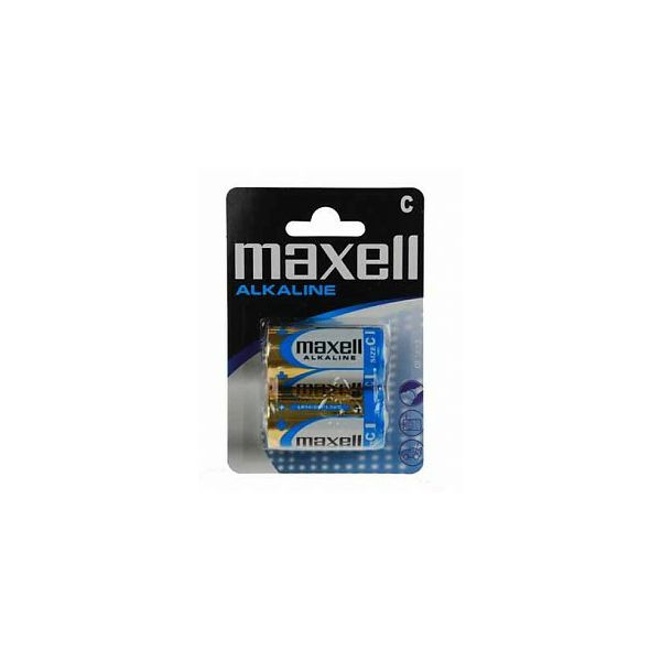 Maxell alk. baterija LR-14/C, 2 kom