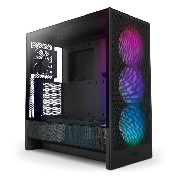 NZXT H5 Flow RGB 2024, crno bez napajanja, ATX