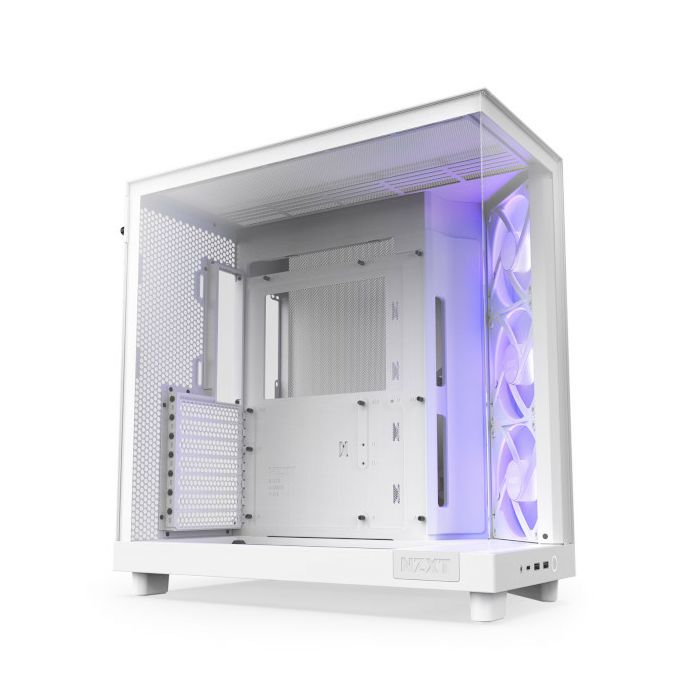 NZXT H6 Flow RGB, bijelo bez napajanja, ATX