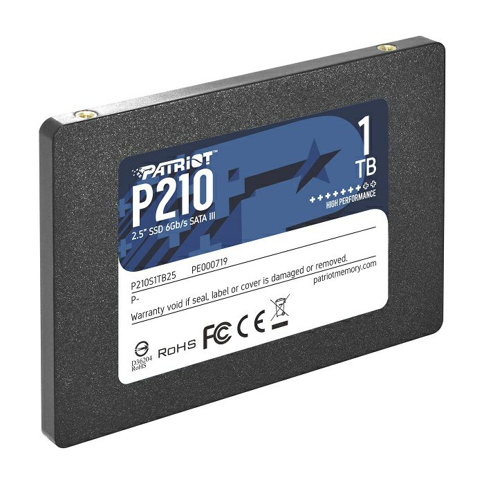 Patriot SSD P210 R520/W430, 1TB, 7mm, 2.5"