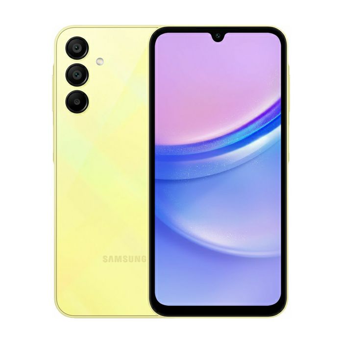 Samsung Galaxy A15 6,5", 4GB/128GB, žuti