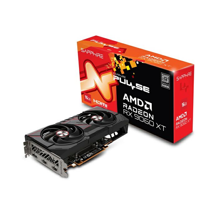 Sapphire Pulse RX 9060XT Gaming OC, 16GB GDDR6