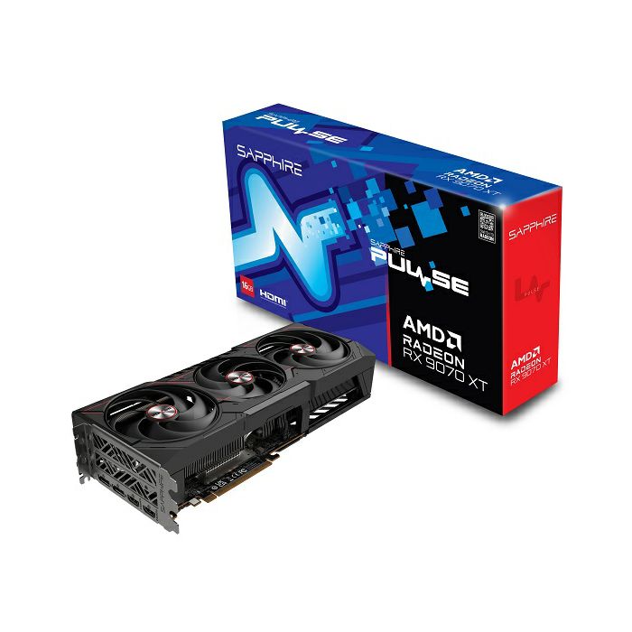 Sapphire Pulse RX 9070XT Gaming, 16GB