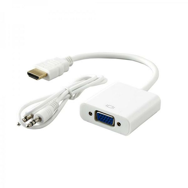 Adapter HDMI - VGA, audio